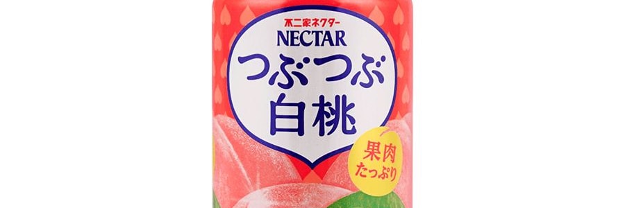 日本FUJIYA不二家 NECTAR 果肉白桃果汁 25%真實果汁 380ml