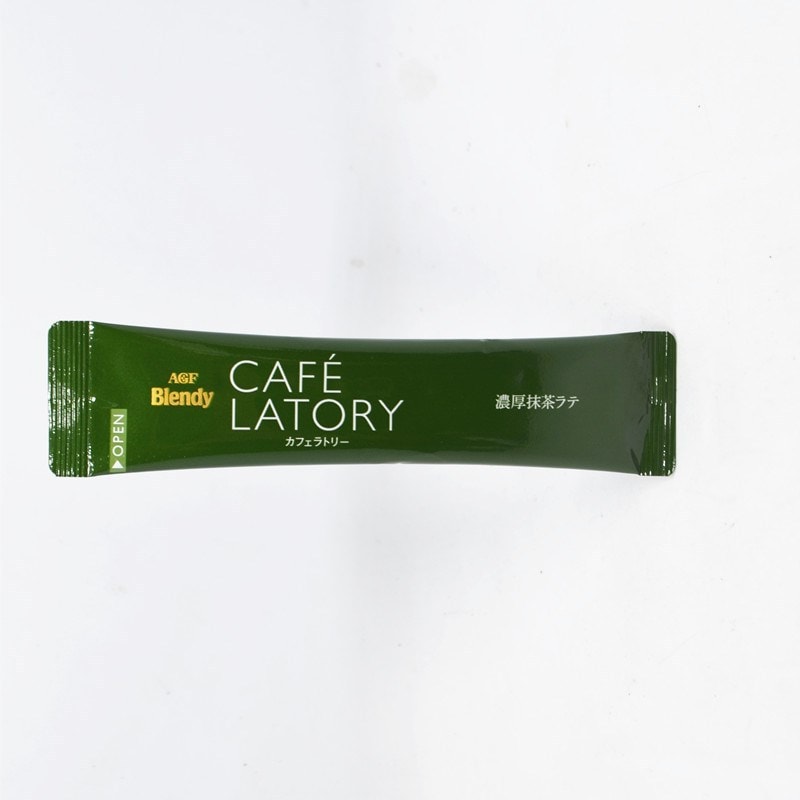 【日本直邮】 AGF Blendy Cafe Latory 浓厚宇治抹茶拿铁咖啡 6条入 78g