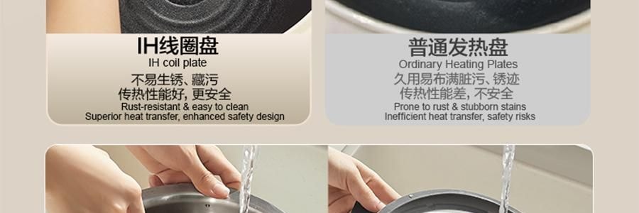 苏泊尔SUPOR IH不锈钢零涂层电饭煲 电饭锅炊饭器 SF40IH99QUS