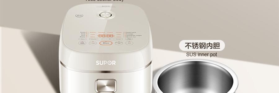 苏泊尔SUPOR IH不锈钢零涂层电饭煲 电饭锅炊饭器 SF40IH99QUS