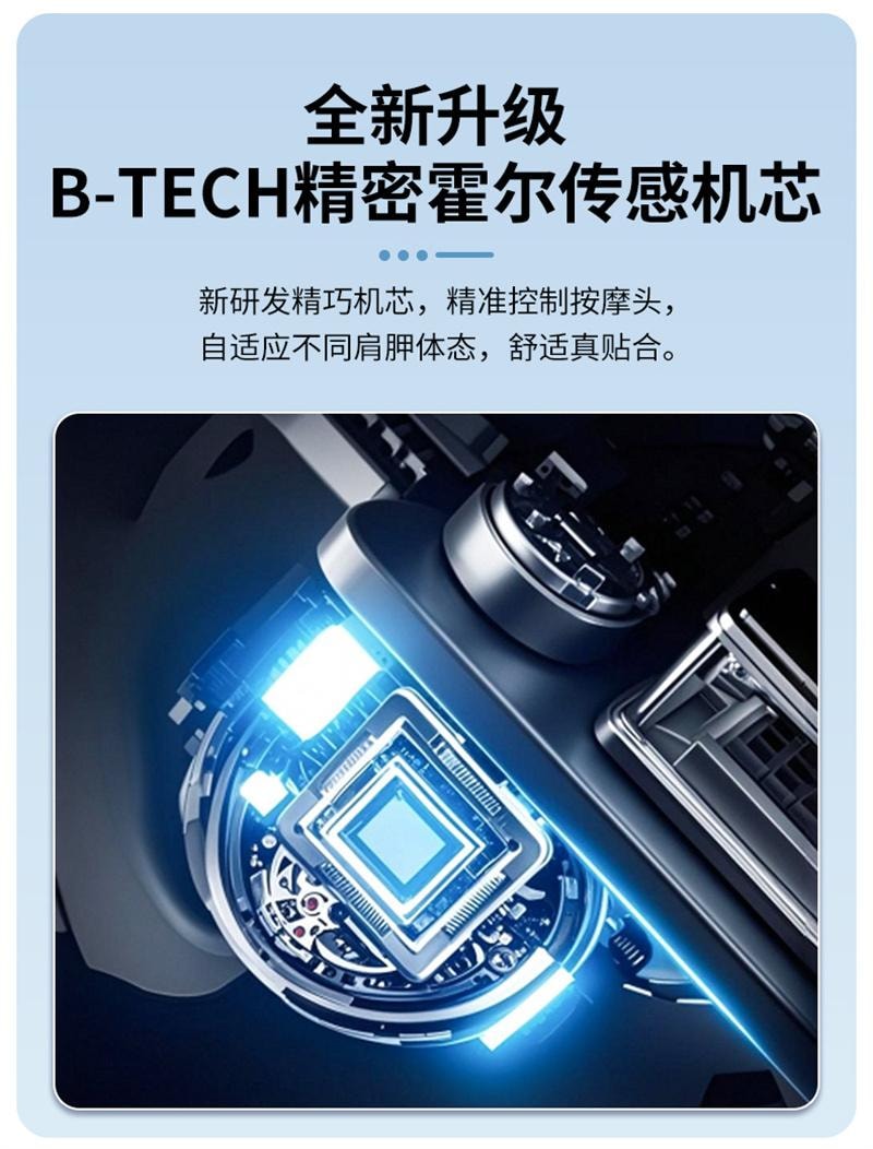 【中国直邮】 妙界 R8至尊肩颈按摩仪斜方肌肩膀颈椎按摩器 矫姿披肩甘泉蓝 1个装