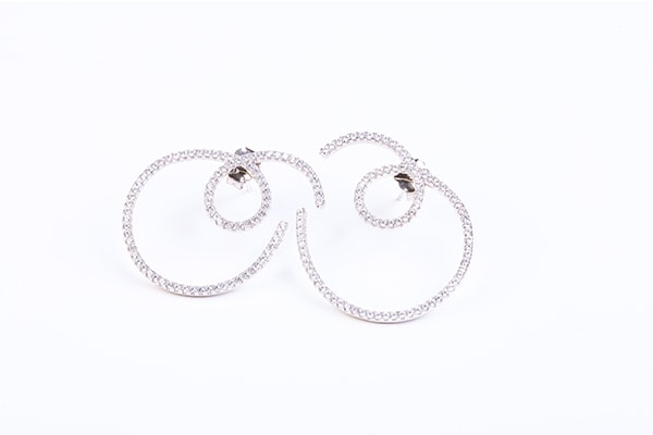 Sterling Silver Romantic Arc Earrings