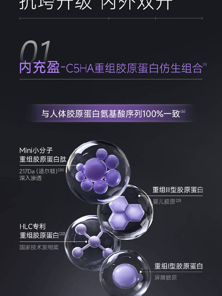 【中国直邮】 可丽金 胶原大膜王3.0重组胶原蛋白蕴活光塑紧致驻颜面膜3g*20颗/罐  抗皱紧致涂抹面膜