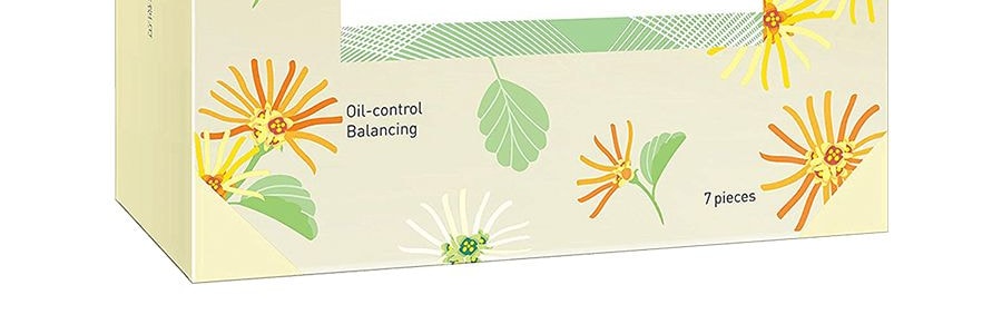 台灣My Beauty Diary我的美麗日記 金縷梅控油花萃面膜 7片入