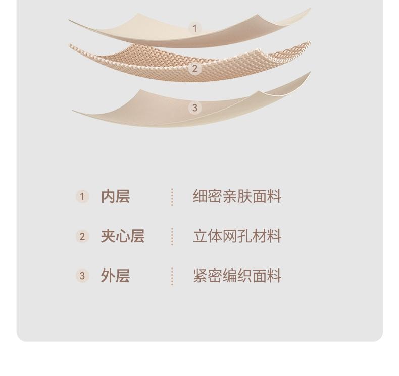 幸棉灰紫色M码薄款贴贴杯文胸女舒适无痕收副乳文胸小胸聚拢无钢圈软支撑内衣