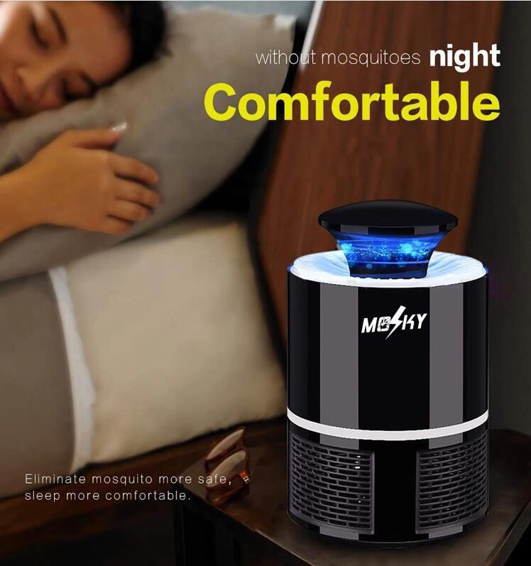  MOSKY [對抗蚊子] L250 USB滅蚊燈家用室內滅蟲驅蚊器防蚊子捕蚊神器嬰兒滅蟲燈(黑色)