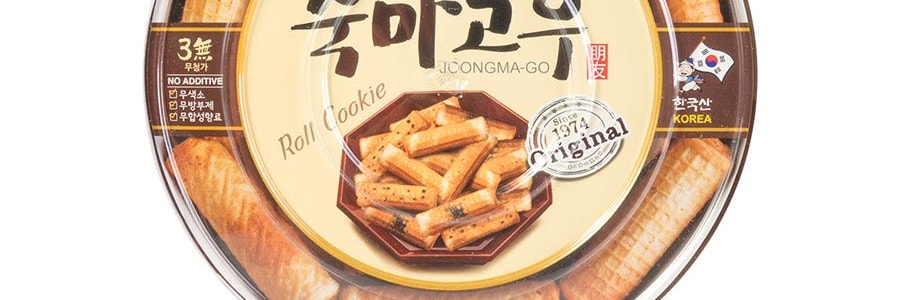 韓國SURASANG三進 竹馬故友 蛋捲 黑芝麻味 365g
