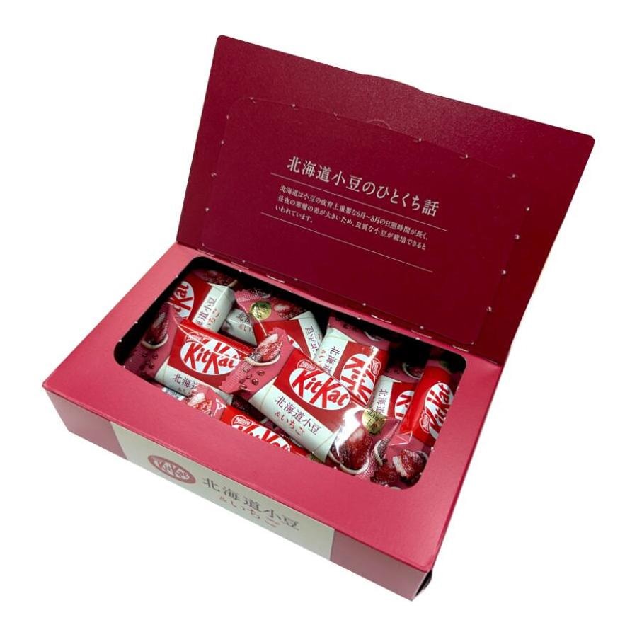 日本 NESTLE 雀巢 KITKAT 地域限定 北海道限定 草莓红小豆味巧克力威化 10枚装