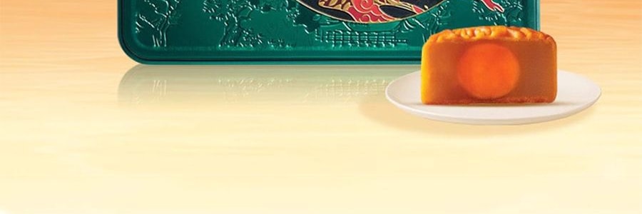香港美心 減糖蛋黃蓮蓉月餅禮盒 6枚入 540g【現貨】【中秋佳節】