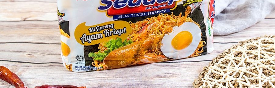 印尼MI SEDAAP喜达 香脆鸡味干捞面 五连包 440g