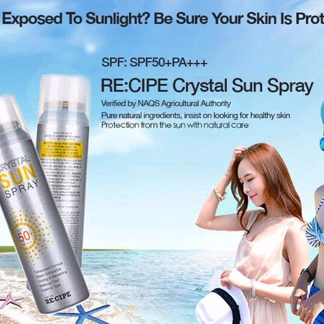 RECIPE Crystal Sun Spray 150ml SPF50+++ 180ml