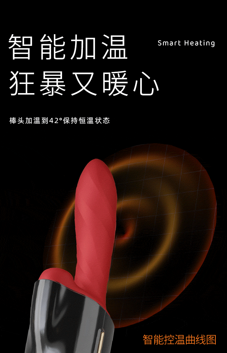 Qingnan輕喃砲機全自動伸縮震動棒女性女用品成人自慰器情趣用具 1件