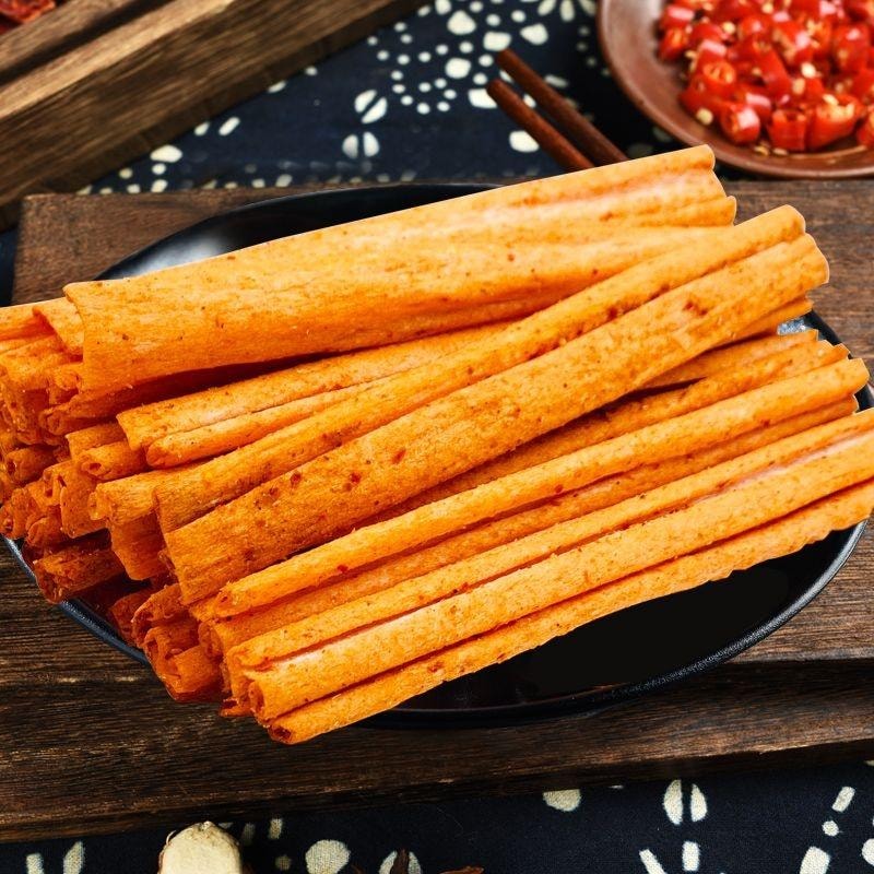 【中国直邮】 绿爽 千味源辣条 儿时童年怀旧辣条小零食 休闲食品辣棒16g*1包