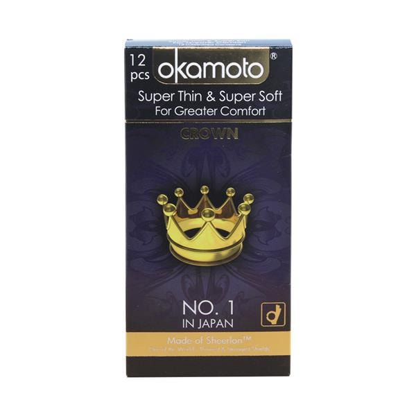 【马来西亚直邮】日本OKAMOTO冈本 OK系列皇冠型超薄柔软安全套避孕套 12件入