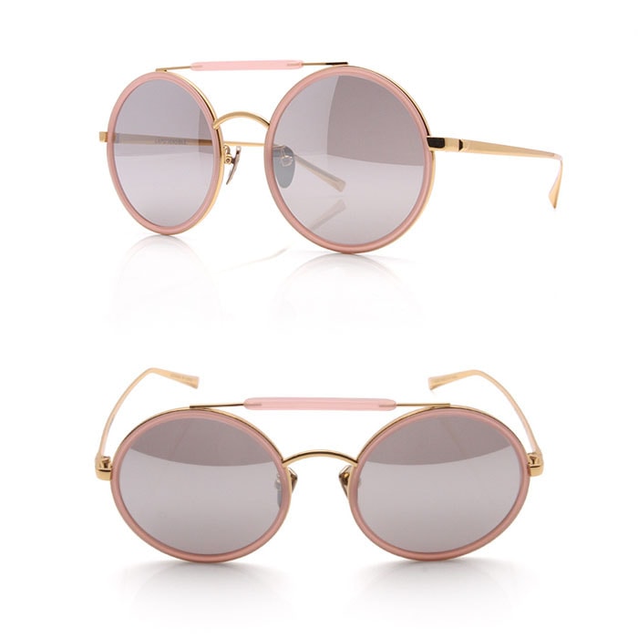 SUNGLASSES / AS026 / INDIAN PINK SILVER MIRROR