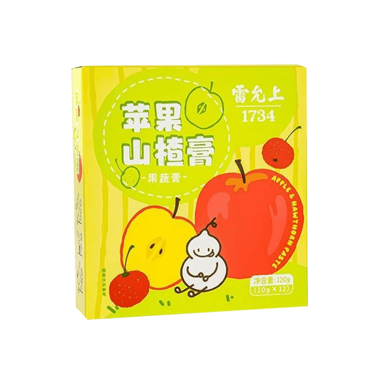 Apple Hawthorn paste 120g per box of jujube hawthorn yam and chicken gizzard lining