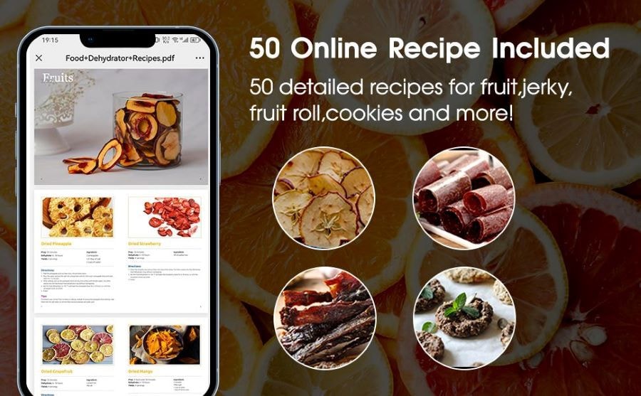 【美國直郵】Amzgachfktch不鏽鋼大容量乾果機 水果 肉乾 點心 寵物食品