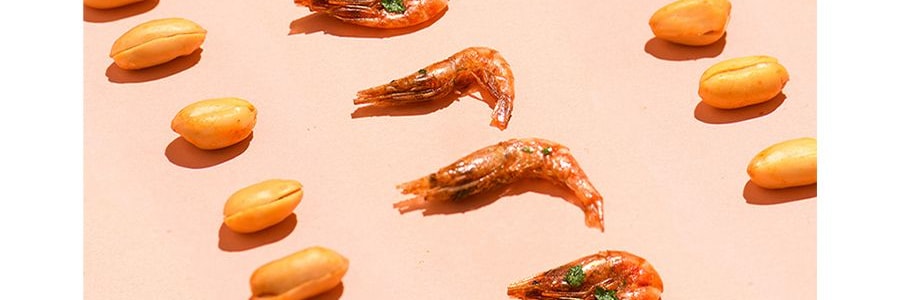 Cacahuètes épicées aux crevettes séchées, 96.4g