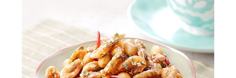 Cacahuètes épicées aux crevettes séchées, 96.4g