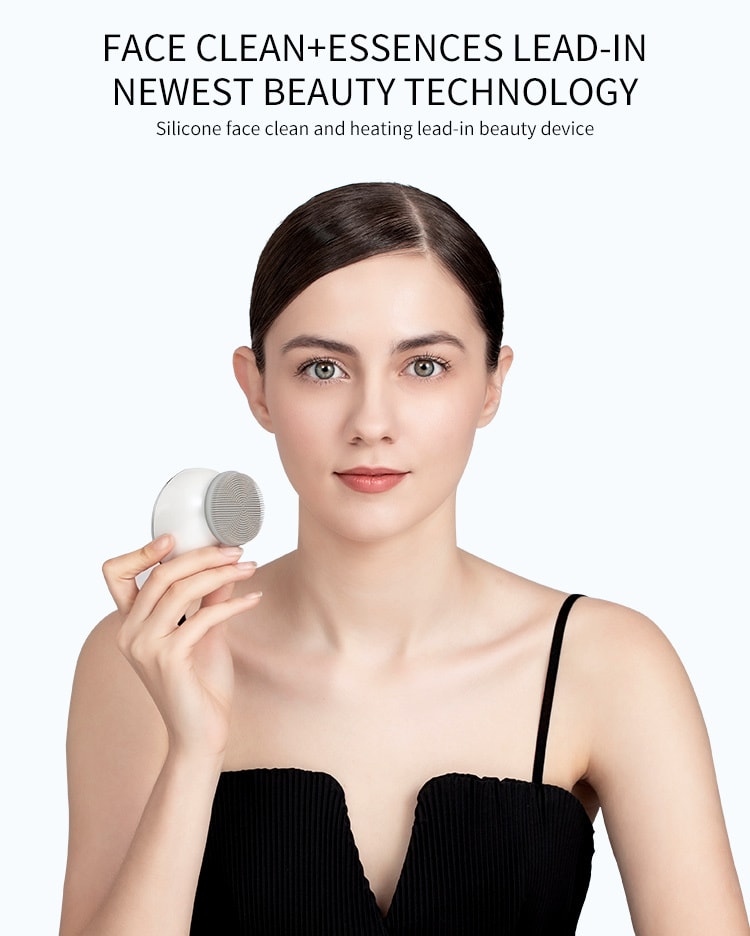 【潔膚嫩膚】KΛKUSΛN 去黑頭潔面溫感美容儀 白色 1件