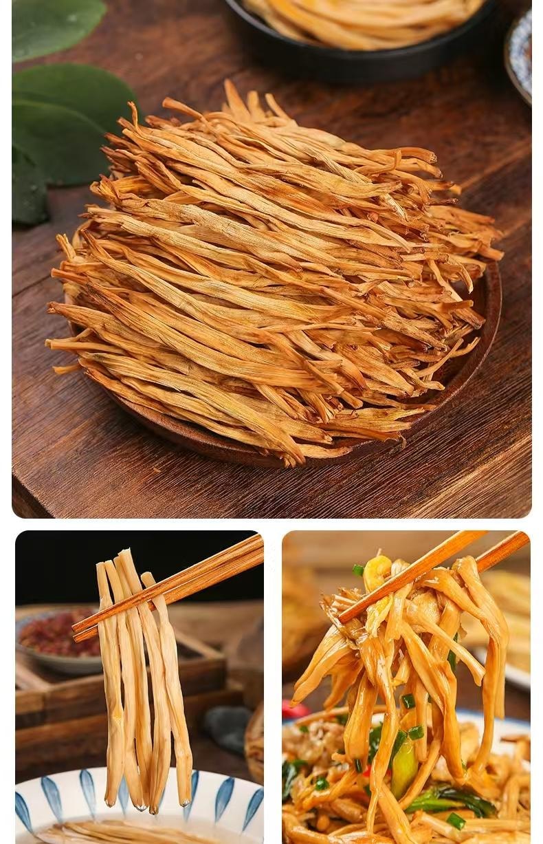 泷御堂 农家干黄花菜 农家种植 自然晾晒 滑嫩爽口 100g