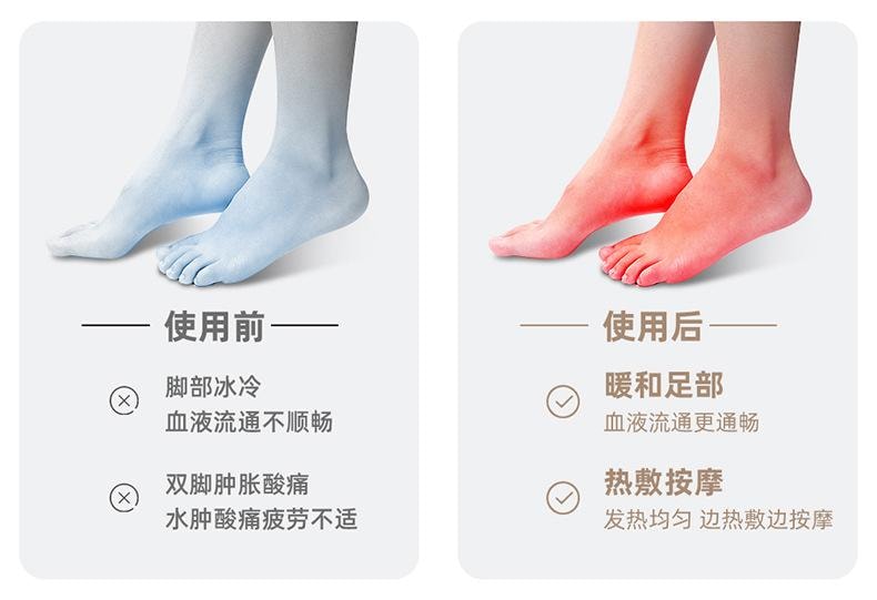 美國BECWARE 家用大容量按摩足浴盆 多功能智慧電動加熱 折疊易收納 白色 1件入