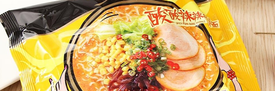台湾統一総統唐達仁インスタントラーメン酸辣豚骨麺 5 パック 650g ランダムに梱包して発送します