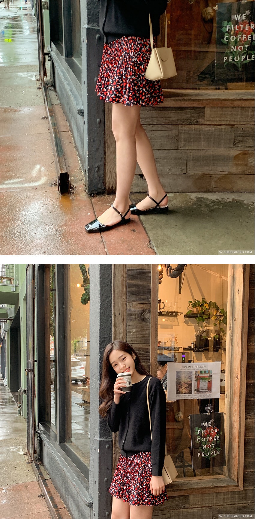 【韩国直邮】CHERRYKOKO 韩国清新短款显腿长开襟衫 黄色 FREE