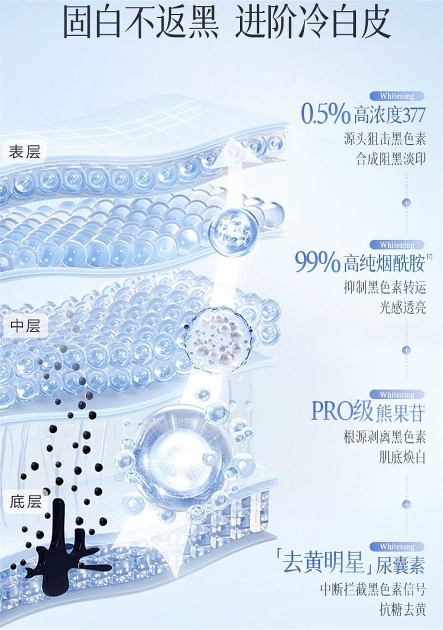 【中国直邮】儒意 377美白精华液次抛烟酰胺VC淡斑抗氧化提亮去黄改善暗沉肤色 30支/盒(小红书种草推荐)