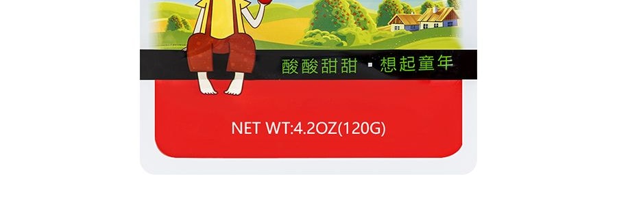 家鄉風味 天然山楂條 120g