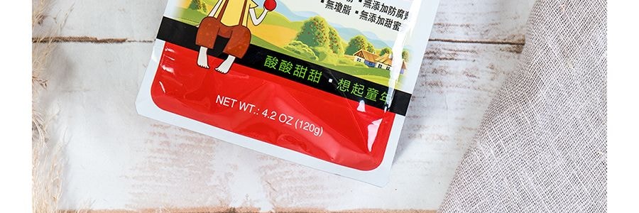 家鄉風味 天然山楂條 120g