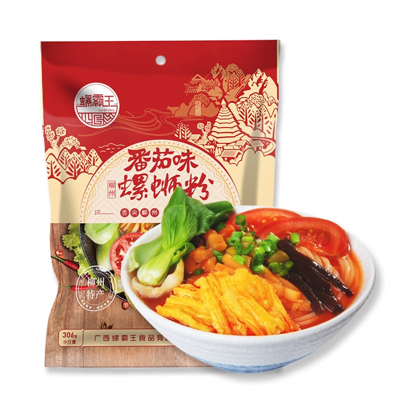 LIUZHOU Guangxi Specialty LuoSiFen (Tomato Flavor Noodles) 306g