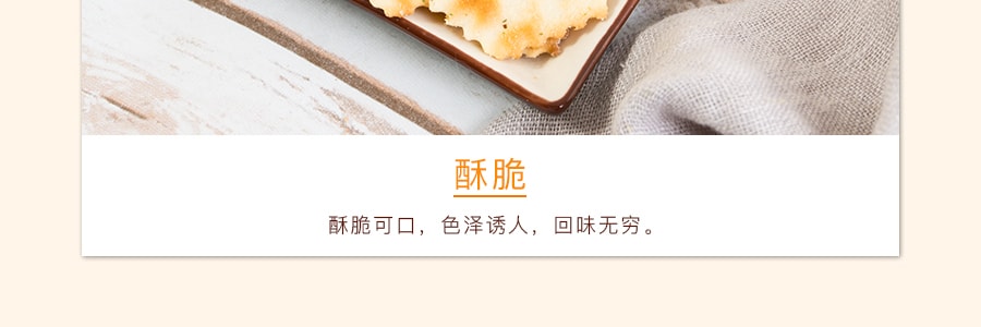 台灣AJI 驚奇脆片餅乾 優格洋蔥味200g