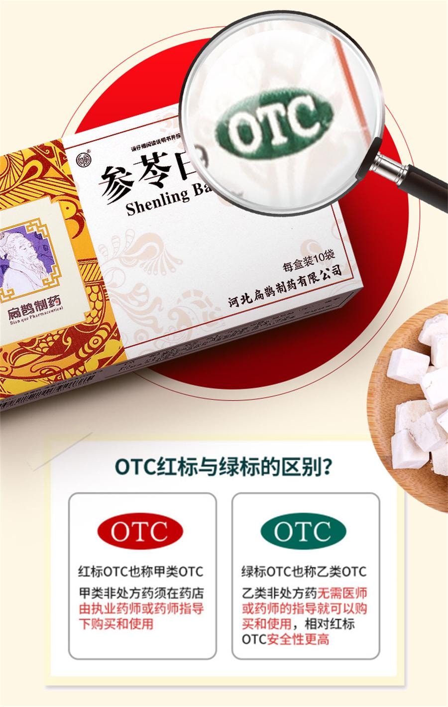 【中國直郵】向前 (推薦拍4盒) 參苓白術散丸 茯苓祛濕顆粒 健脾胃 調理脾胃虛弱 6g*10袋 x 1盒