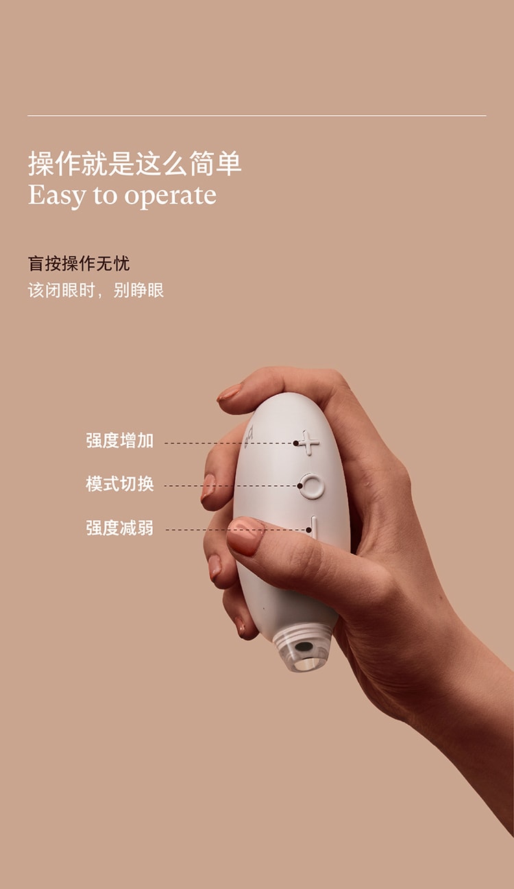 中国直邮Beu小白盒成人用品玩具首创可替换吮吸头医疗级别透明材料自慰按摩器