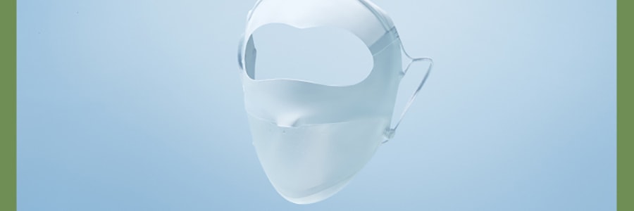 【更新】BENEUNDER蕉下 冰薄系列 全脸防晒面罩口罩  医美可用 蓝烟灰