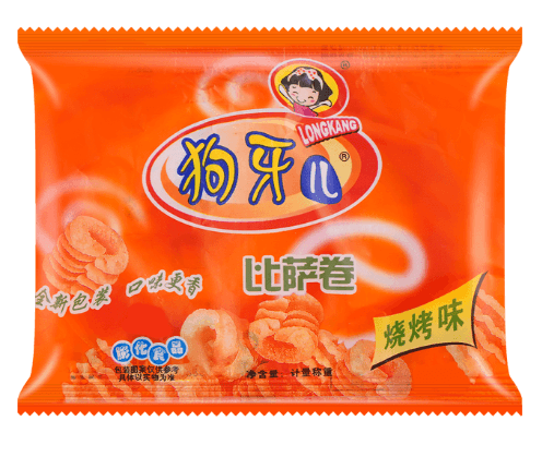 [全美直郵]狗牙兒比薩捲燒烤口味20g*10包