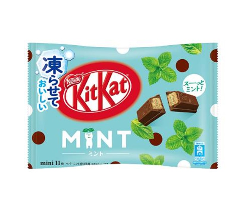 【日本直邮】日本KIT KAT 夏季限定 薄荷口味巧克力威化  11枚装