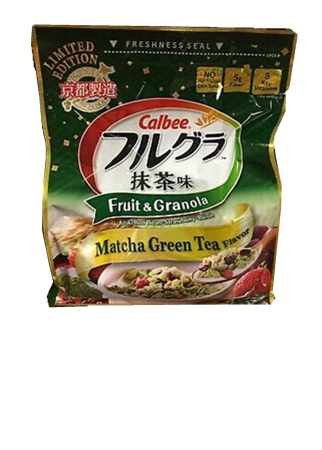 日本 CALBEE卡乐比 限量版抹茶水果麦片 425g