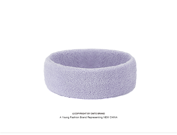 中國直郵 omto&潮流合夥人2 Fourtry聯名款髮帶跑步頭戴吸汗帶女健身止汗潮 紫色 均碼