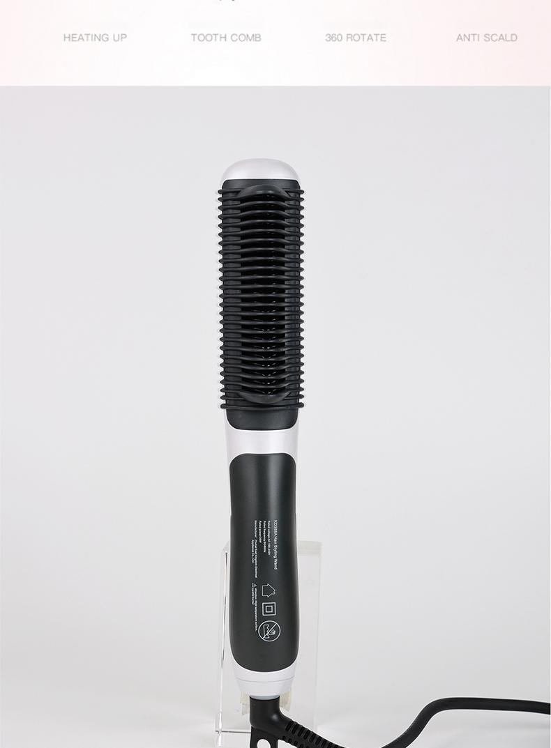 金米 直髮梳 捲髮棒 兩用電梳子 夾板防燙 直髮夾 KD388A 1台