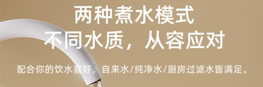 BEAR小熊 元氣小水吧 智慧不銹鋼電水瓶即熱飲水機 3.0L 白色