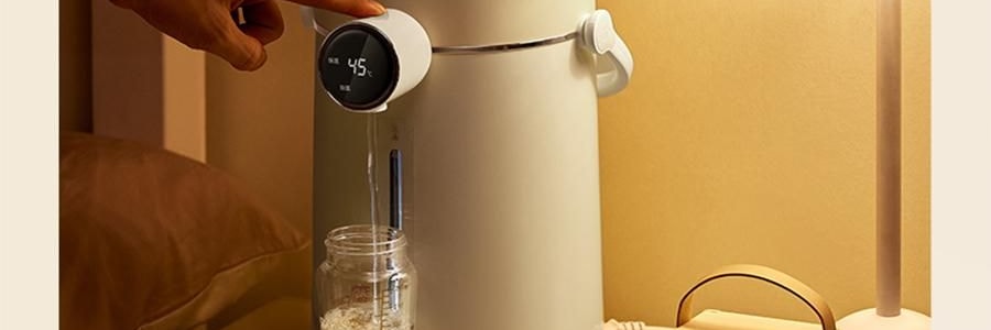 BEAR小熊 元氣小水吧 智慧不銹鋼電水瓶即熱飲水機 3.0L 白色