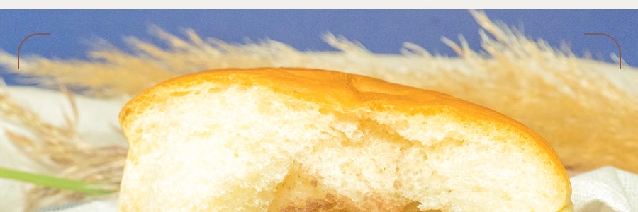 【全美超低价】日本D-PLUS 天然酵母持久保鲜面包 红豆乳奶油味 80g