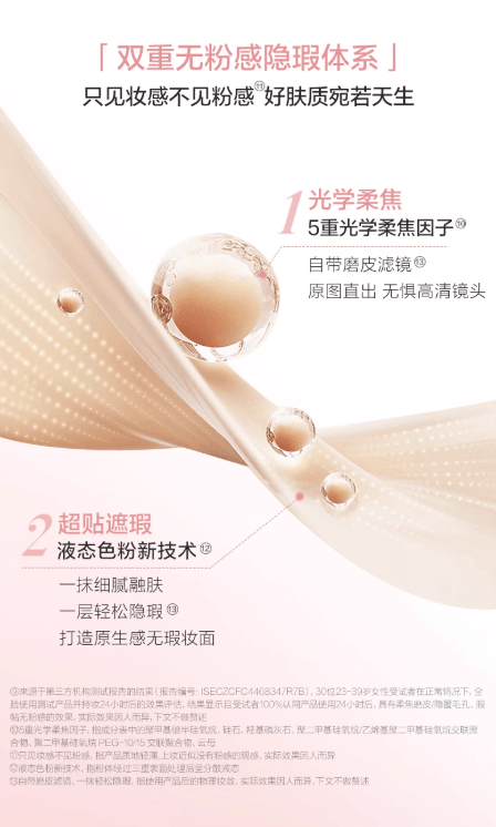 【中国直邮】 恋火 绒雾持妆粉底液 PL蹭不掉粉底液4.0 油皮适用 01象牙白【卢昱晓同款】30ml