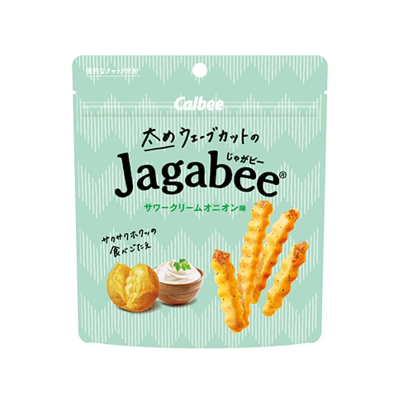 【日本直效郵件】日本卡樂比CALBEE JAGABEE 奶油洋蔥口味薯條脆棒 40g