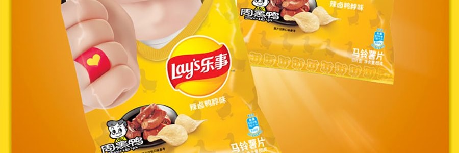 百事LAY'S樂事 薯片 辣味滷鴨脖味 125g