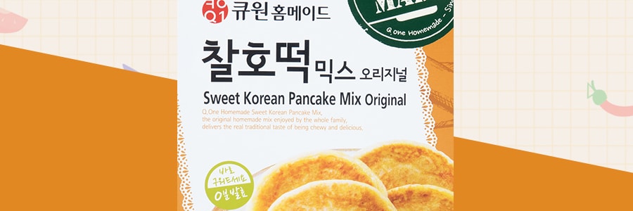 韓國QONE 韓式鬆餅預拌粉 原味 550g