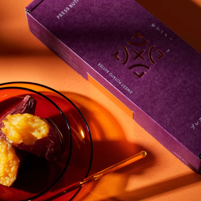 【日本直邮】 日本 press butter sand 期间限定 蜜芋黄油口味奶油夹心 黄油饼干5枚装