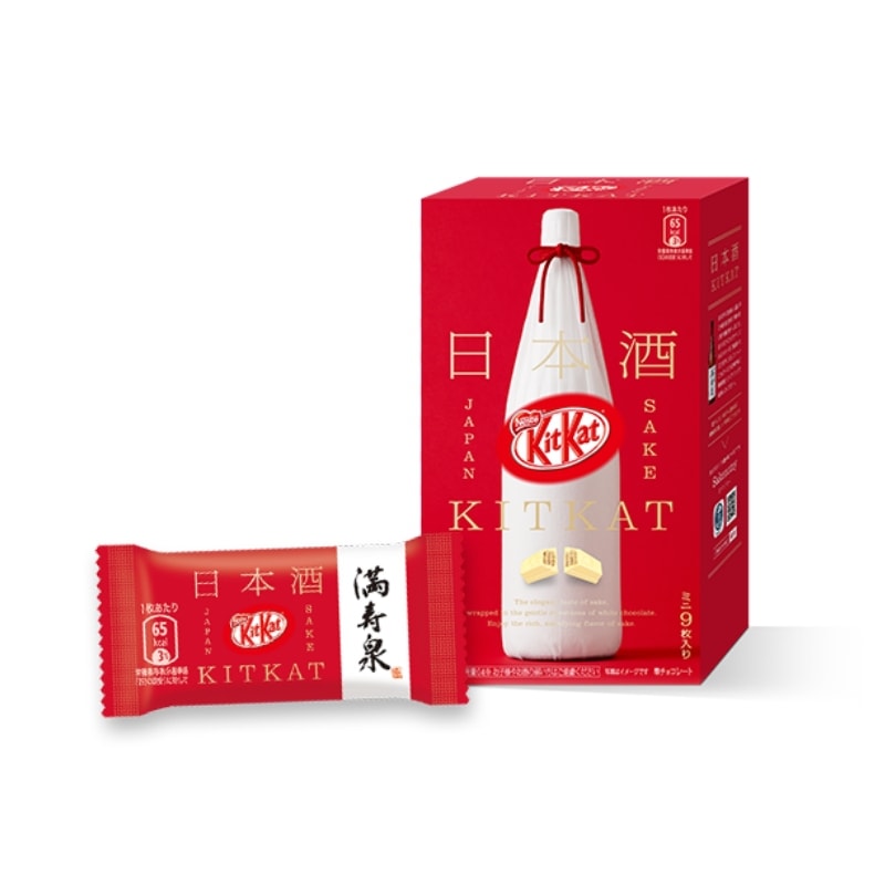 【日本直邮】日本NESTLE  KIT KAT 日本本土限定 日本酒口味 白巧克力威化 8枚装